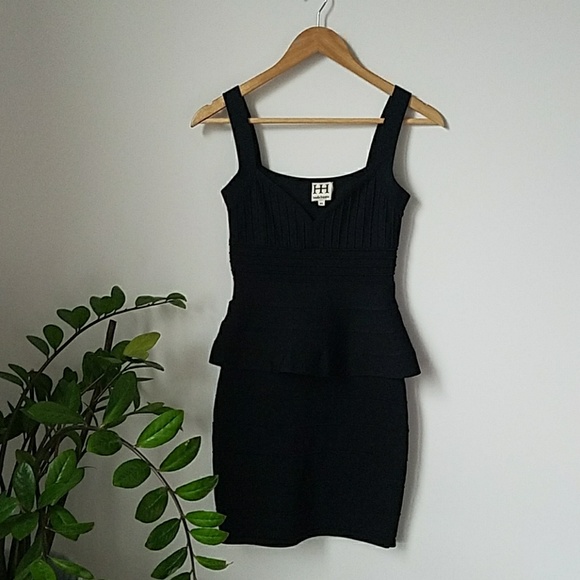 Haute Hippie Dresses & Skirts - Haute Hippie Bandage Peplum Dress